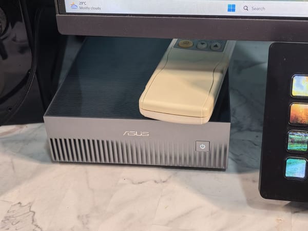 The Asus Ascent GX10 lets you run AI models from your desk
